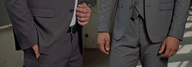 Suit trousers Slim Fit in Black | The official Steffen Klein - women