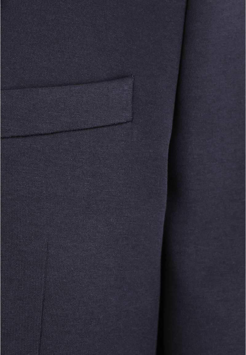 Weiches Sweat Sakko, Marine