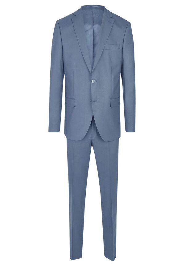 Anzug Regular Fit elastisch, Light blue 