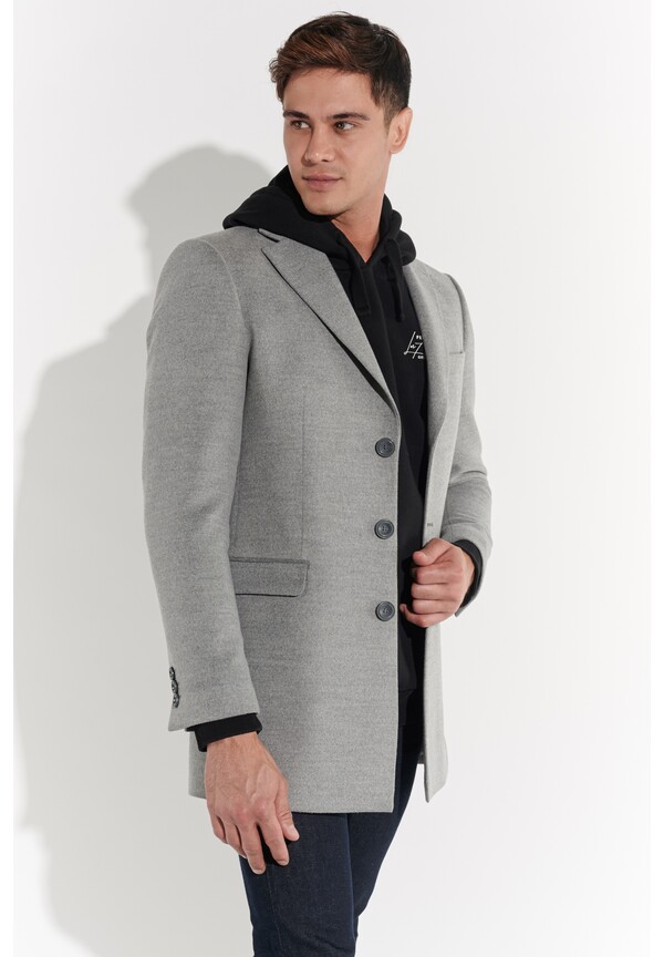 Kurzmantel, Gray Rückansicht