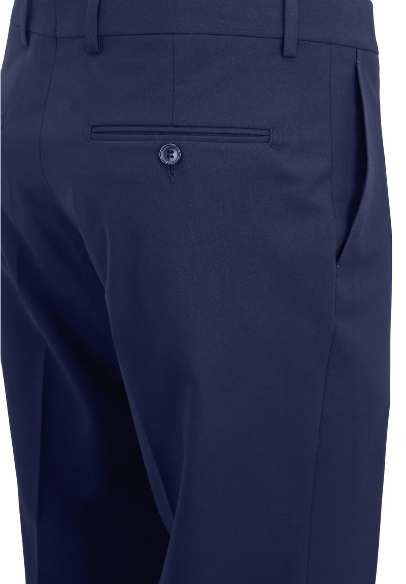 Anzughose Stoffhose Slim Fit Business, Blau 