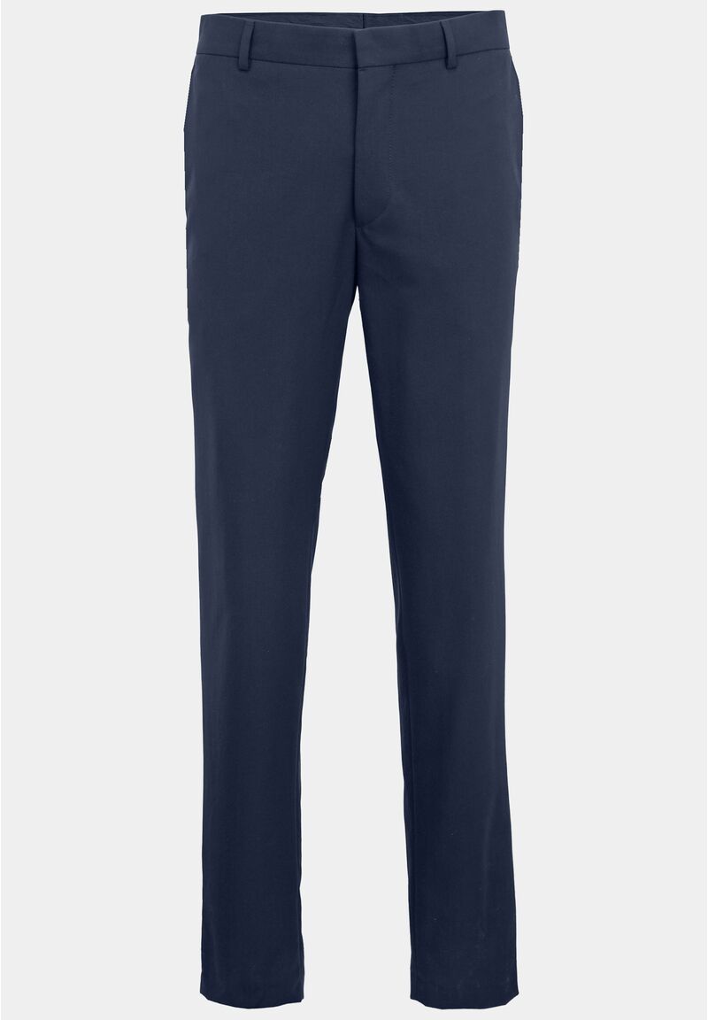Anzughose Stoffhose Slim Fit Business, Marine Detailansicht 2