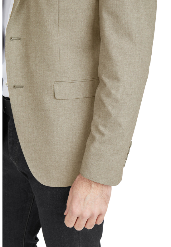 Designer Business Sakko Anzug-Jackett Regular Fit, sand