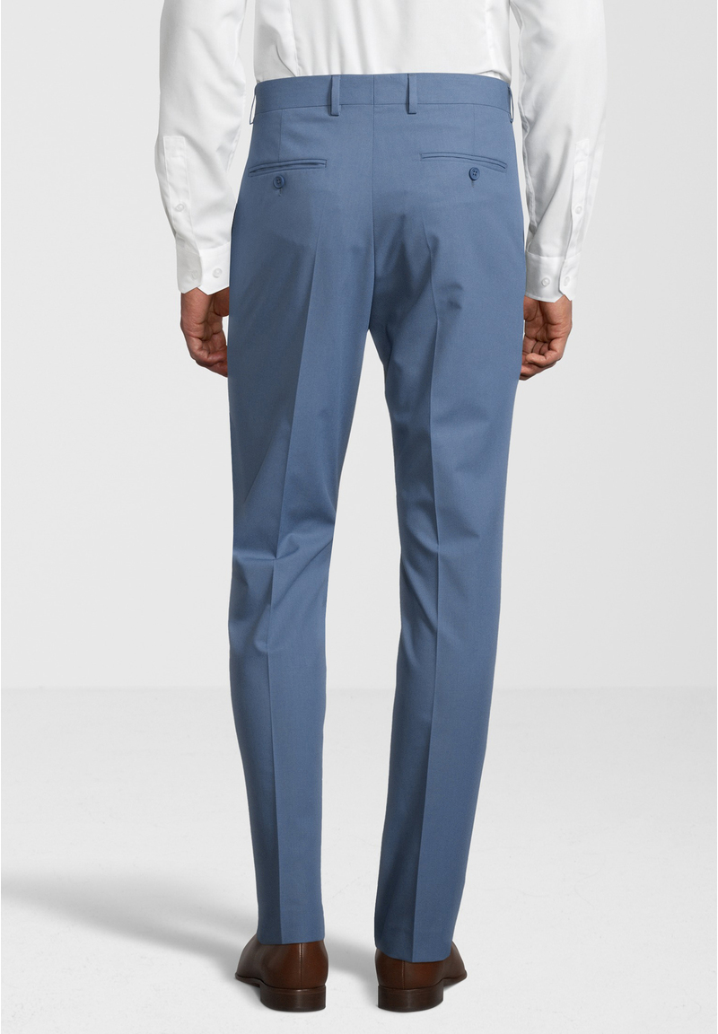 Business Anzug 3-teilig Dreiteiler mit Weste, Hellblau