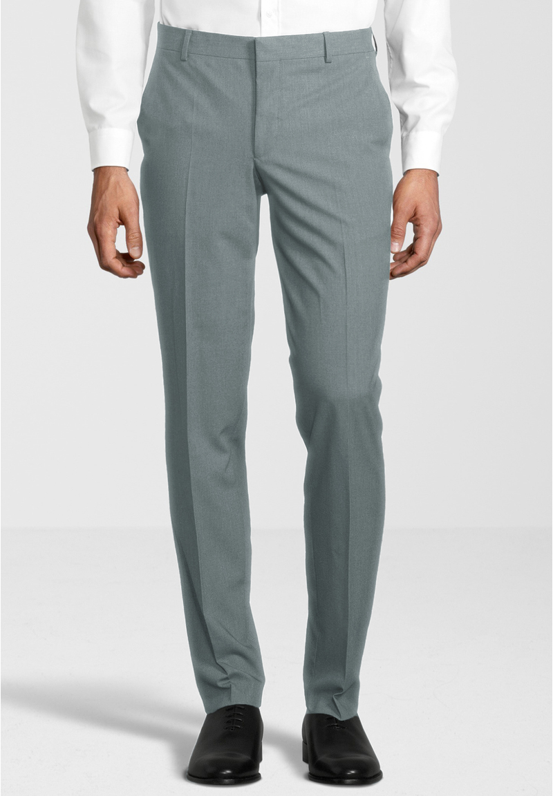 Business Anzug 3-teilig Dreiteiler mit Weste, salbei