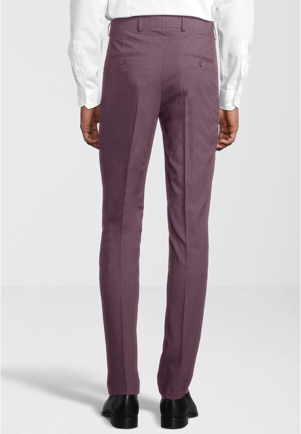 Business Anzug 3-teilig Dreiteiler mit Weste, wine