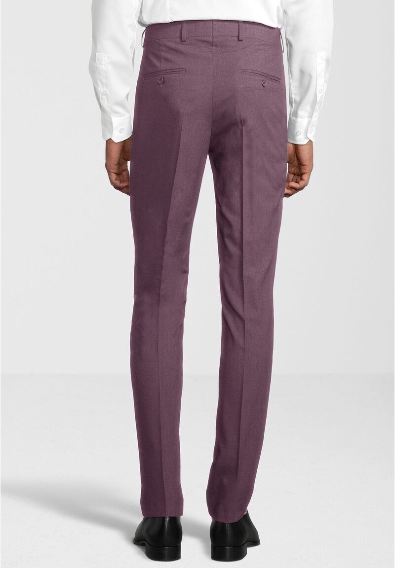 Business Anzug 3-teilig Dreiteiler mit Weste, wine