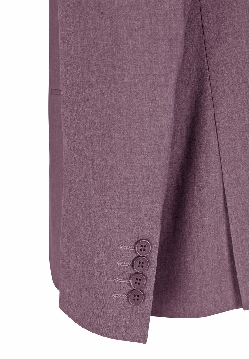 Business Anzug 3-teilig Dreiteiler mit Weste, wine