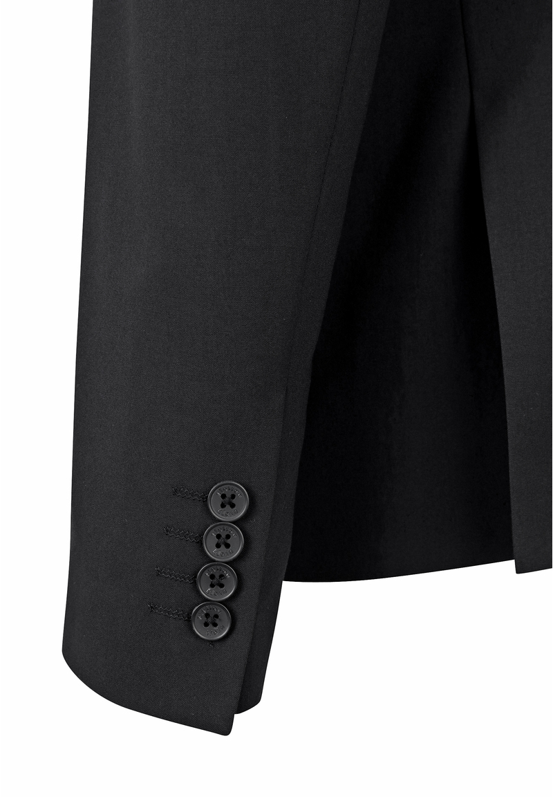 Designer Business Sakko Slim Fit, Schwarz 