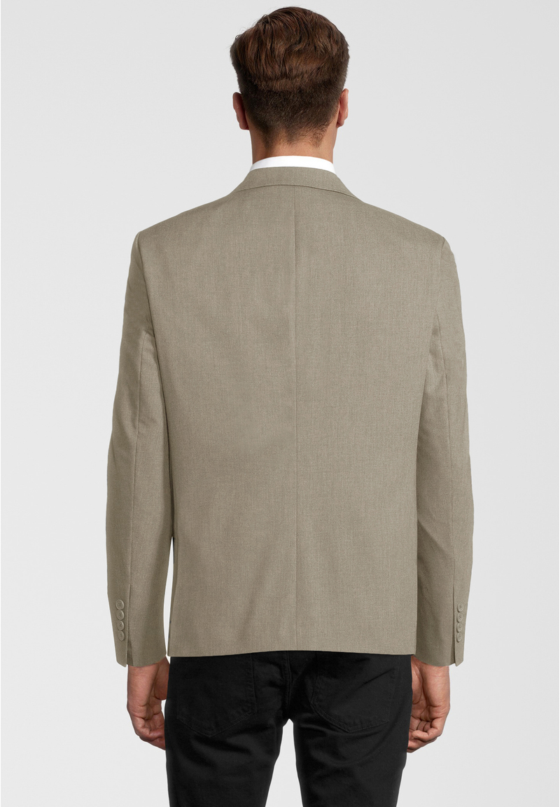 Designer Business Sakko Slim Fit, Sand Rückansicht