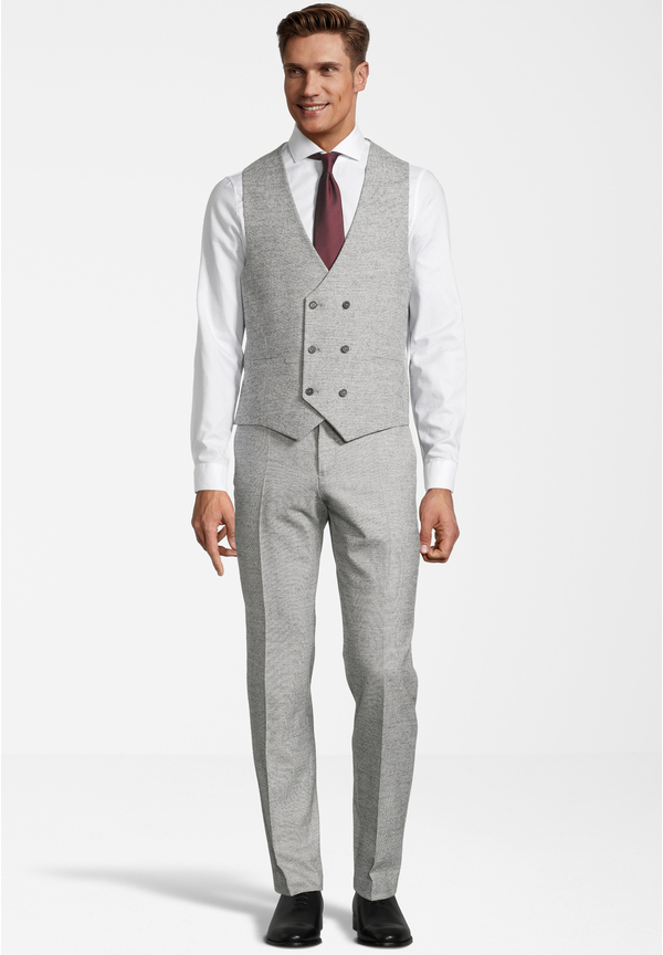 Three-piece suit combo, Light blue