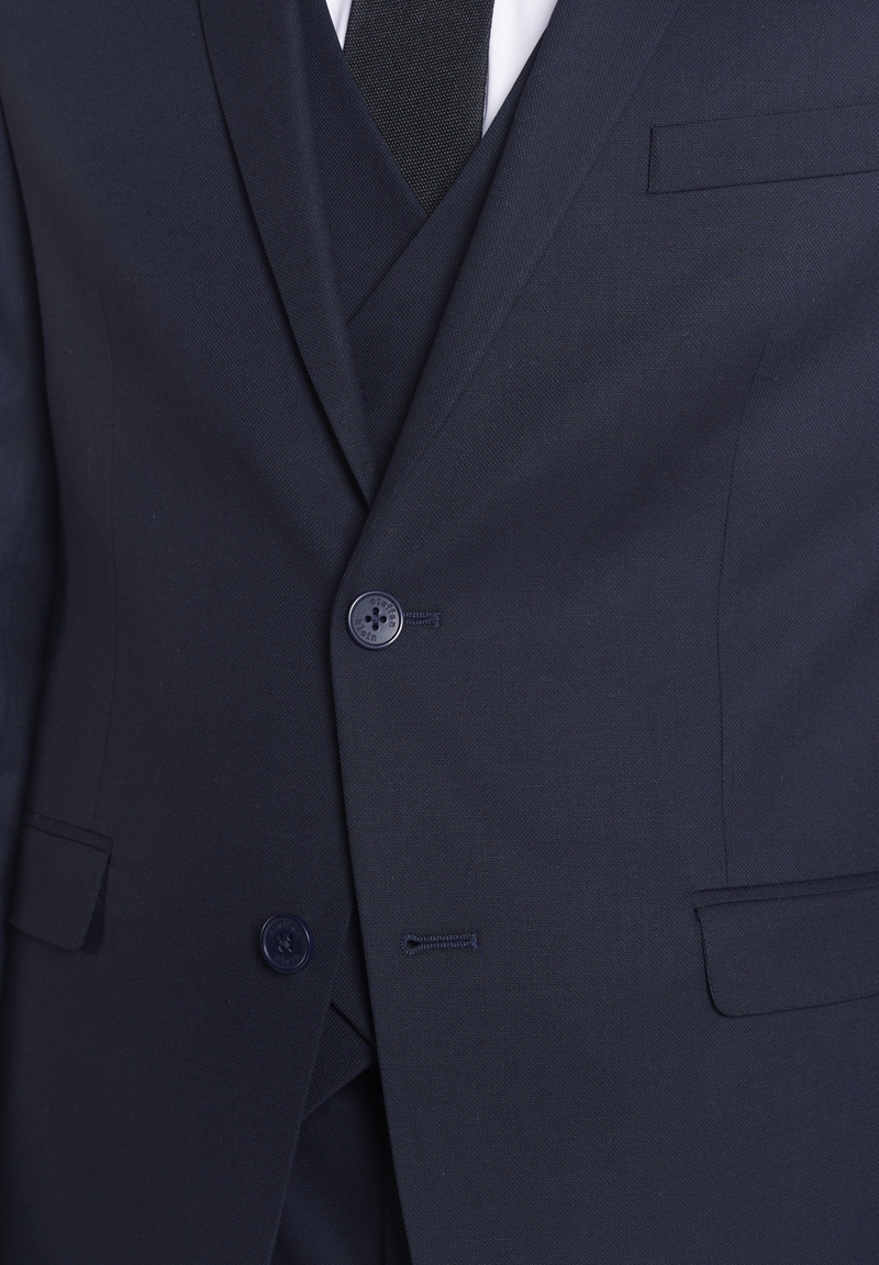 Herren Anzug Dreiteilig, Marine