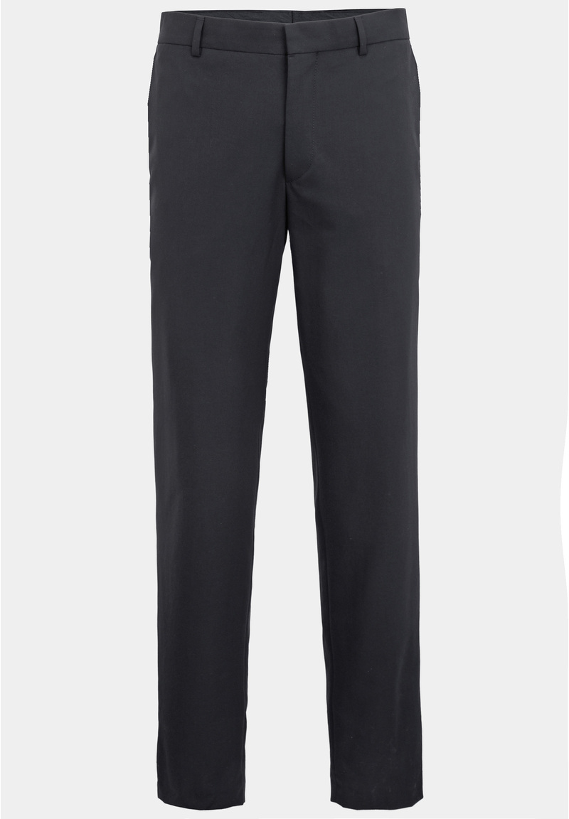 Anzughose Regular Fit elastisch, schwarz Detailansicht 2