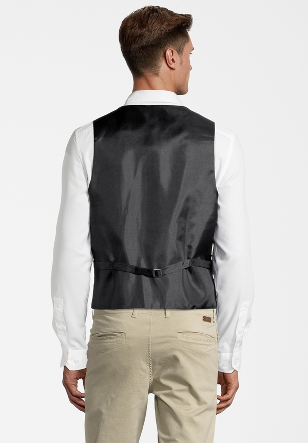 Suit Vest, Black Rückansicht