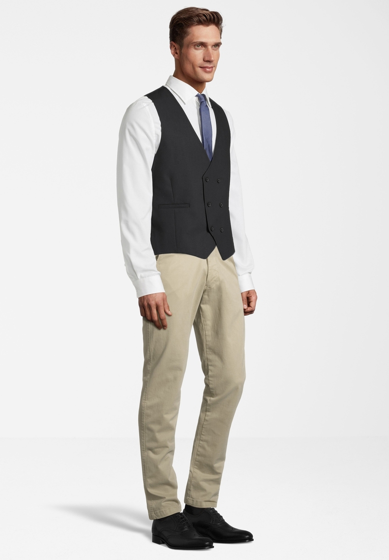 Suit Vest, Black Detailansicht 1
