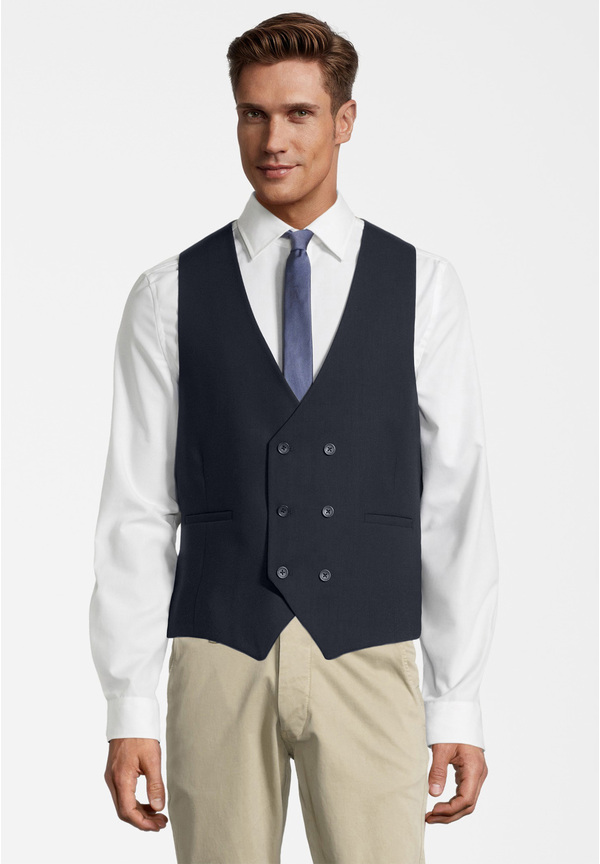 Suit Vest, Navy Frontansicht