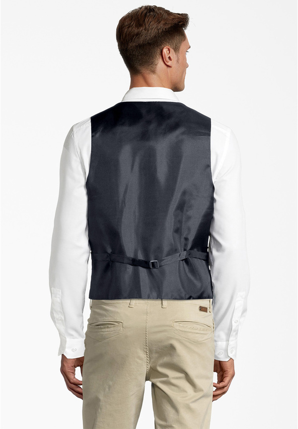 Suit Vest, Navy Rückansicht