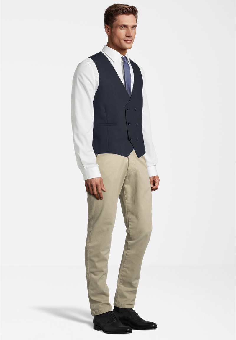 Suit Vest, Navy Detailansicht 1