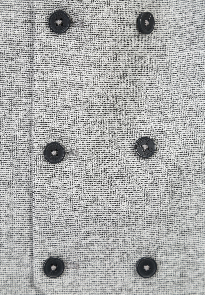 Anzug-Weste, grau melange