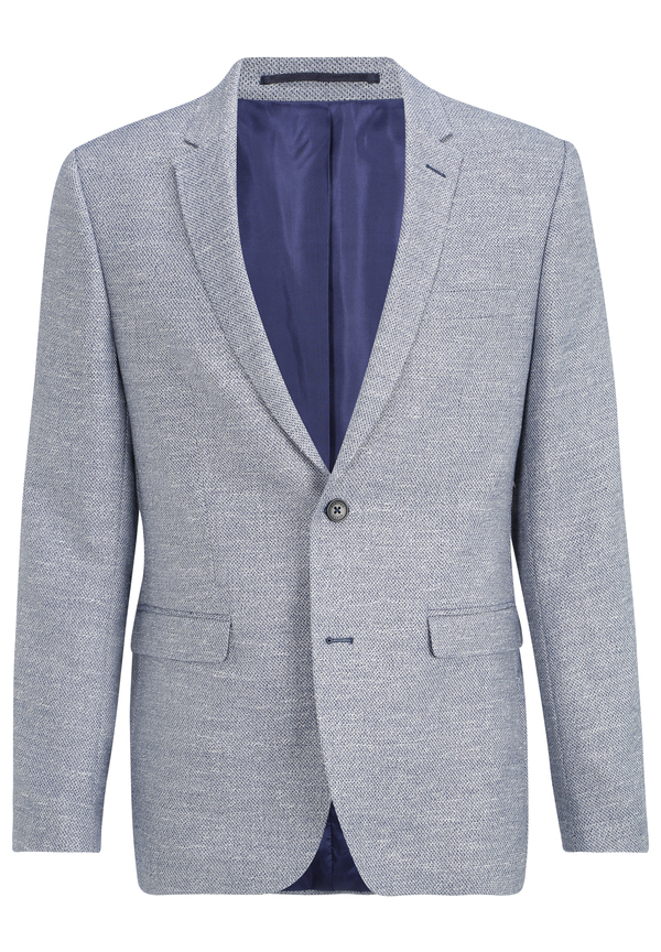 Sakko Leinen-Mix, hellblau Detailansicht 2