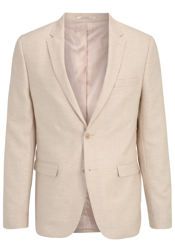 Sakko Leinen-Mix, sand