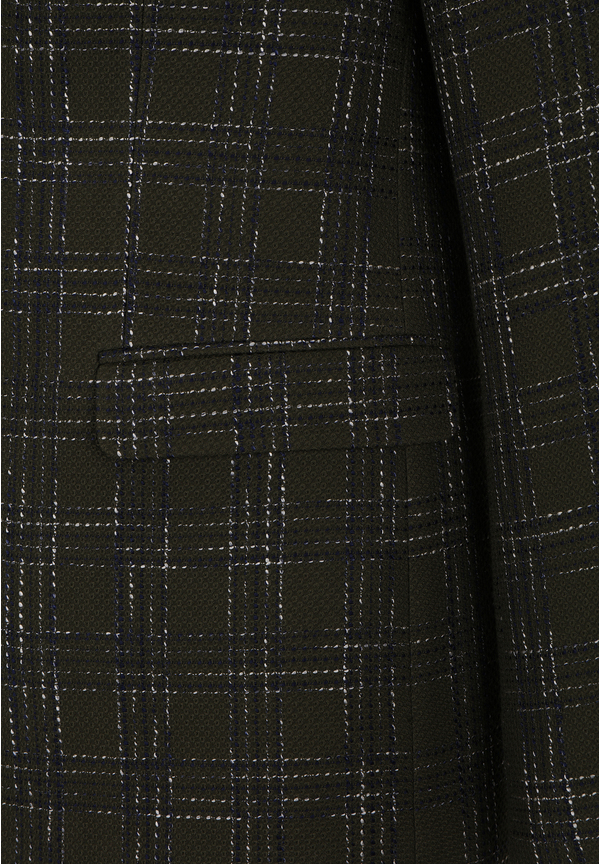 Sakko kariert, khaki