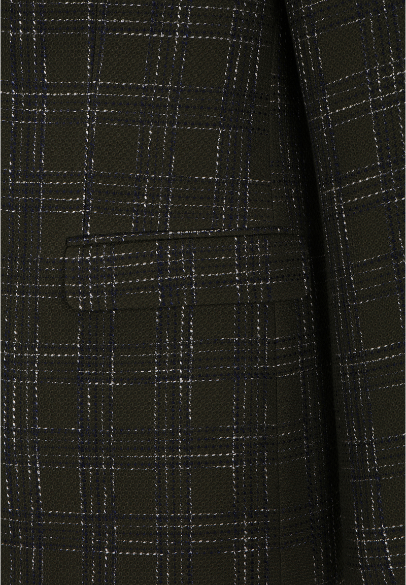 Sakko kariert, khaki