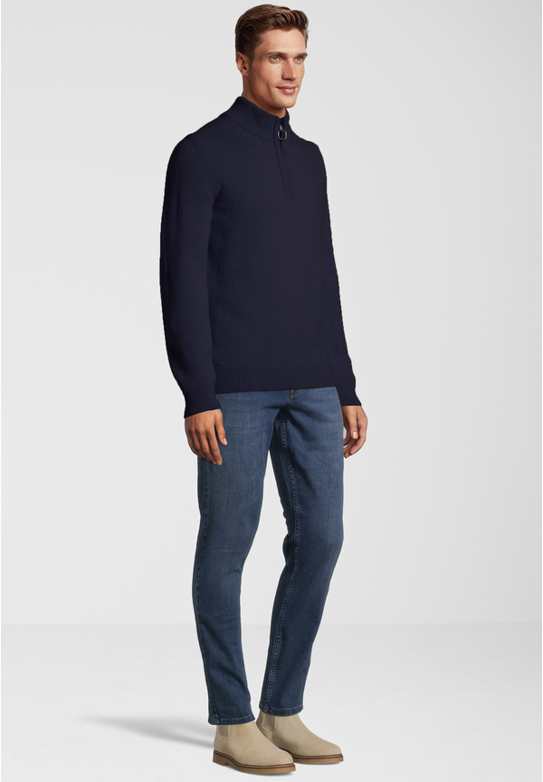 Jumper troyer soft touch, Navy Detailansicht 1