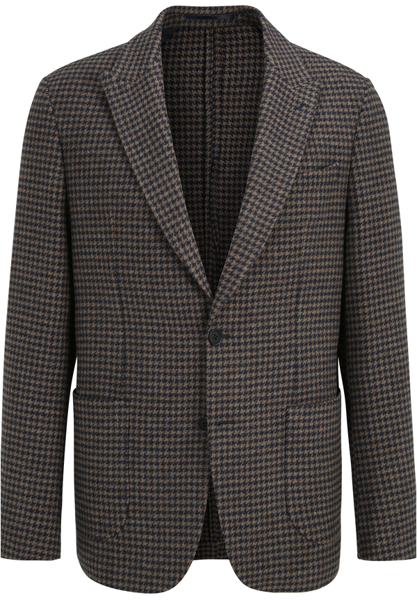 Sakko Woll-Mix, braun Detailansicht 2