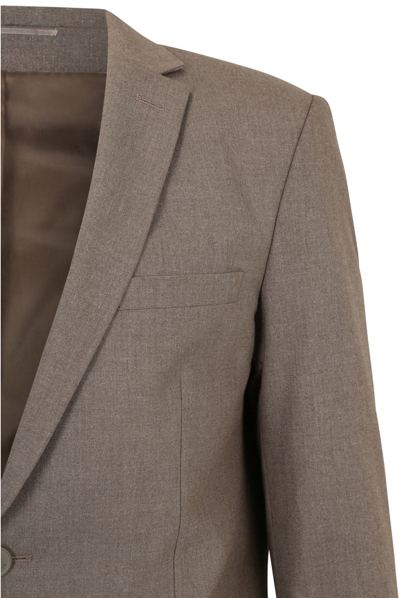 Sakko aufgesetzte Taschen, beige