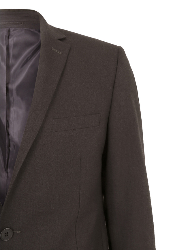 Sakko aufgesetzte Taschen, taupe