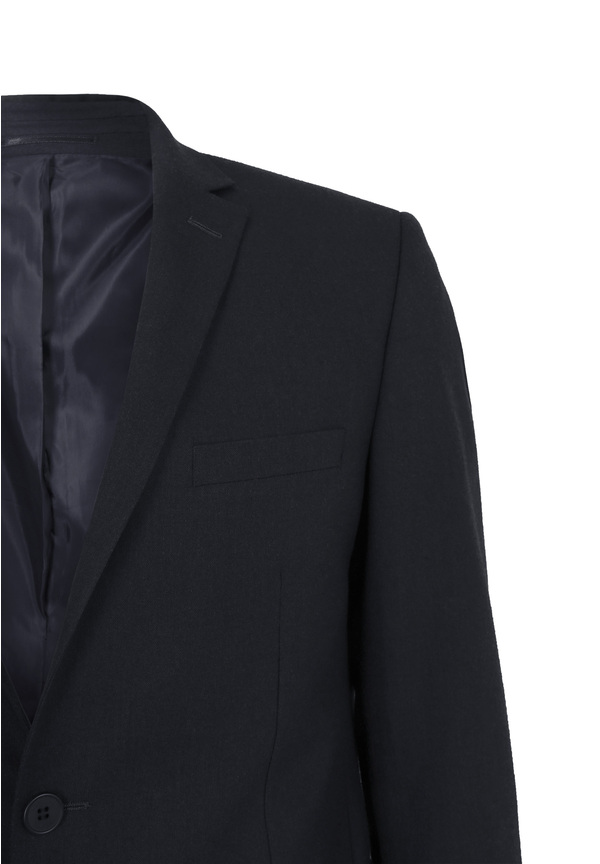 Sakko aufgesetzte Taschen, Marine