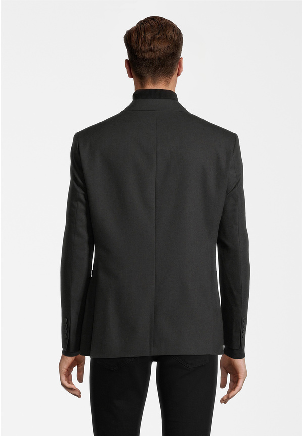 Sakko aufgesetzte Taschen, tanne Rückansicht