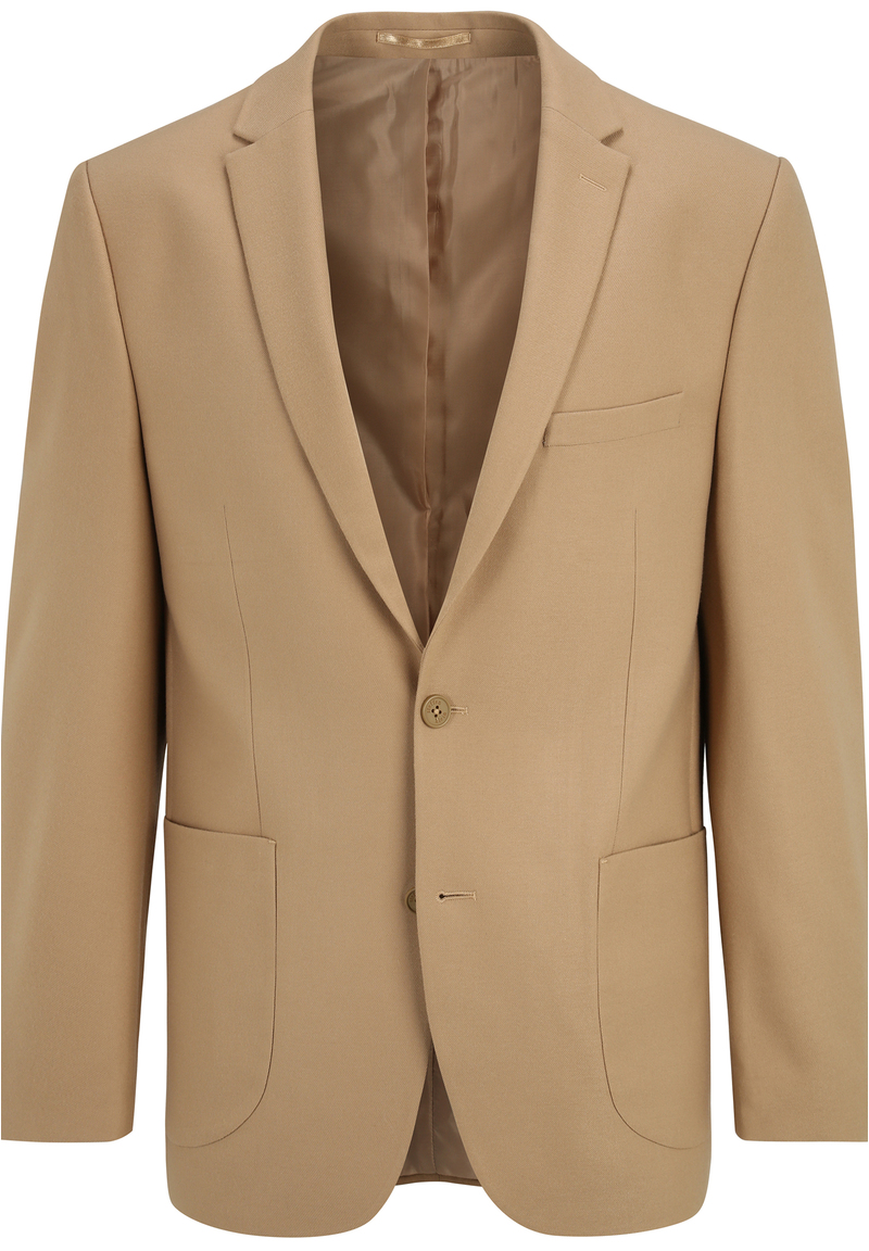 Sakko aufgesetzte Taschen, beige Detailansicht 2