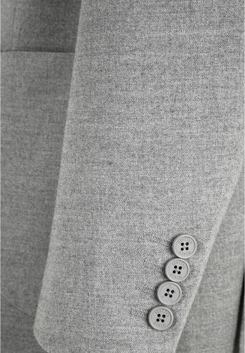 Sakko aufgesetzte Taschen, grau