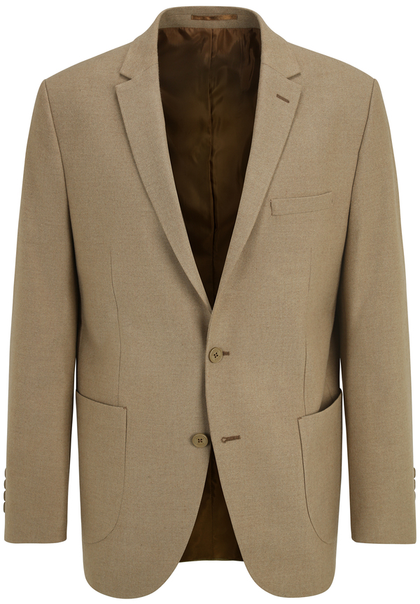 Sakko aufgesetzte Taschen, beige Detailansicht 2