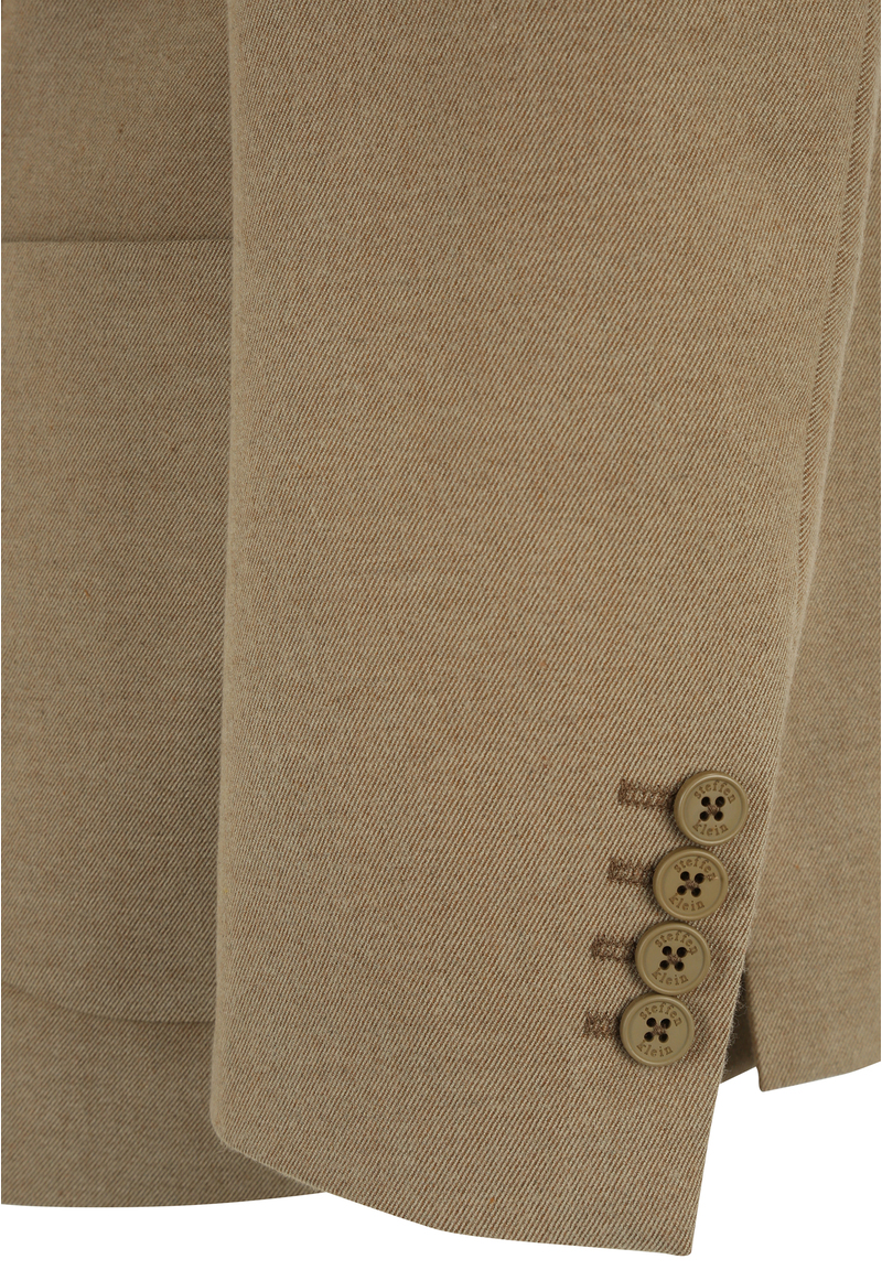 Sakko aufgesetzte Taschen, beige