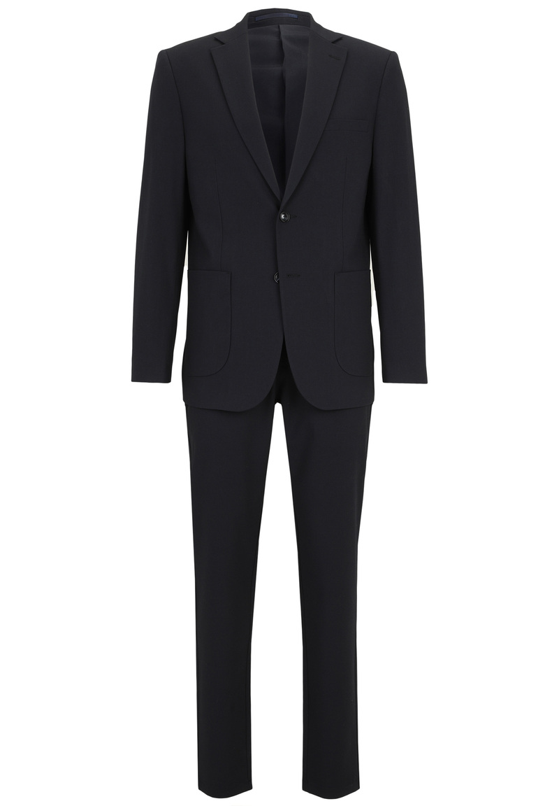 Anzug Slim Fit Drawstring, Marine Detailansicht 2