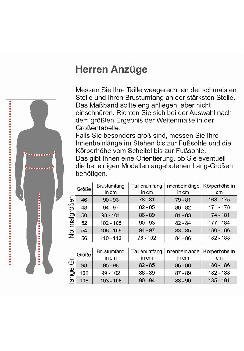 Designer Anzug Slim Fit, Braun