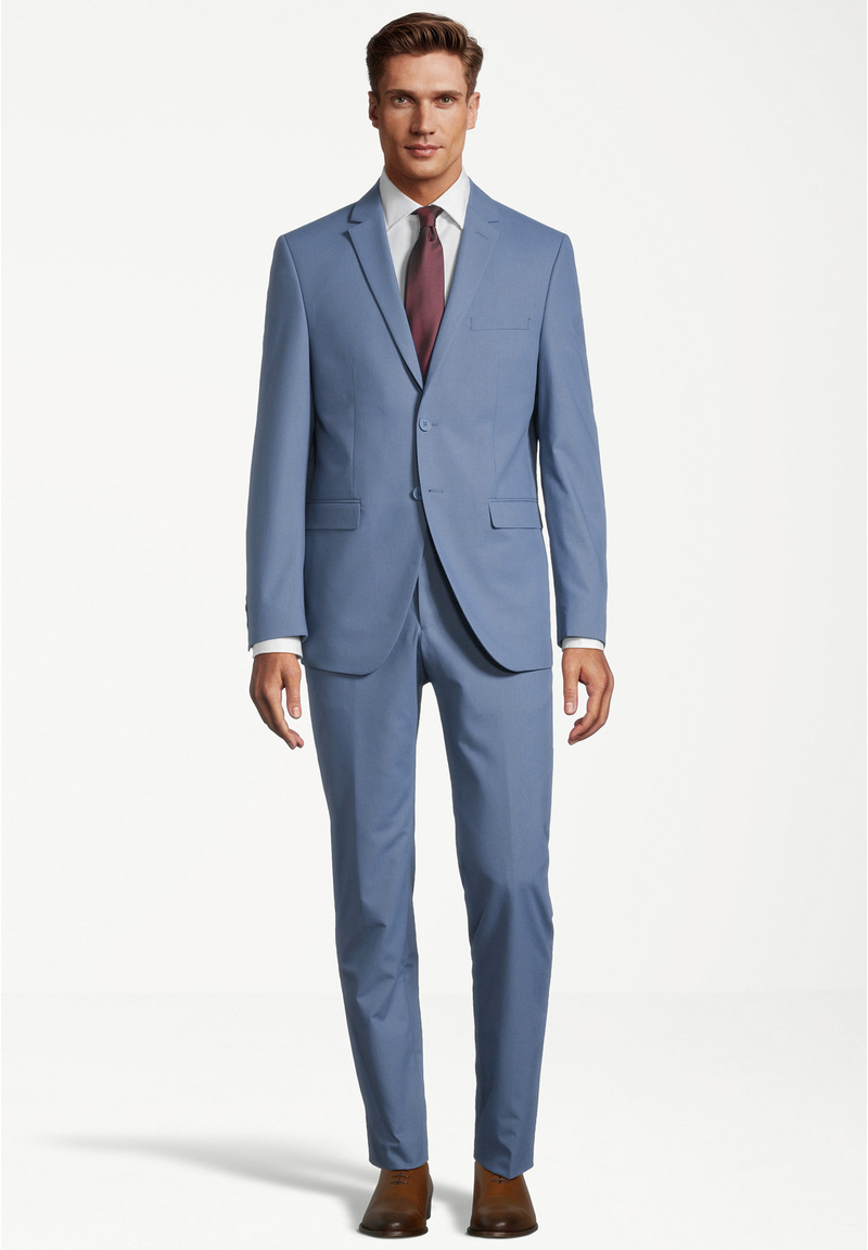 Designer Suit Slim Fit, light blue Frontansicht