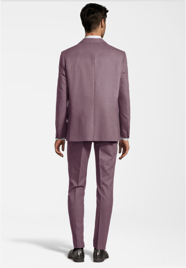 Designer Anzug Slim Fit, Wine Rückansicht